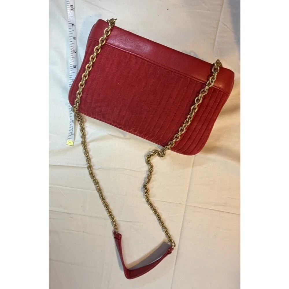 ✨👜 Vintage Anne Klein Gold Calderon Clutch Shoulder Bag 💛